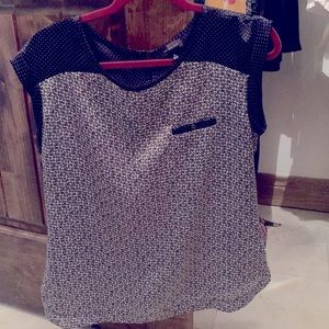 Cap sleeve blouse